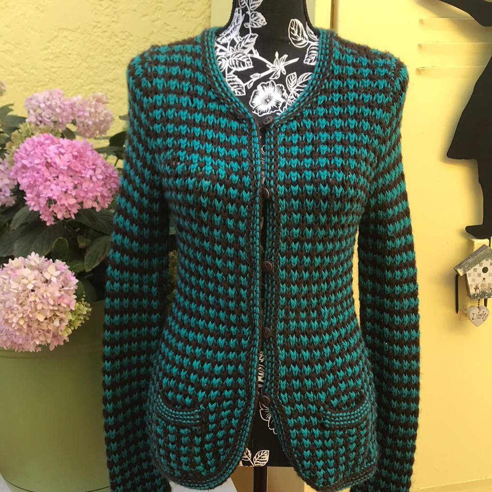 TRINA TURK KNIT CARDIGAN